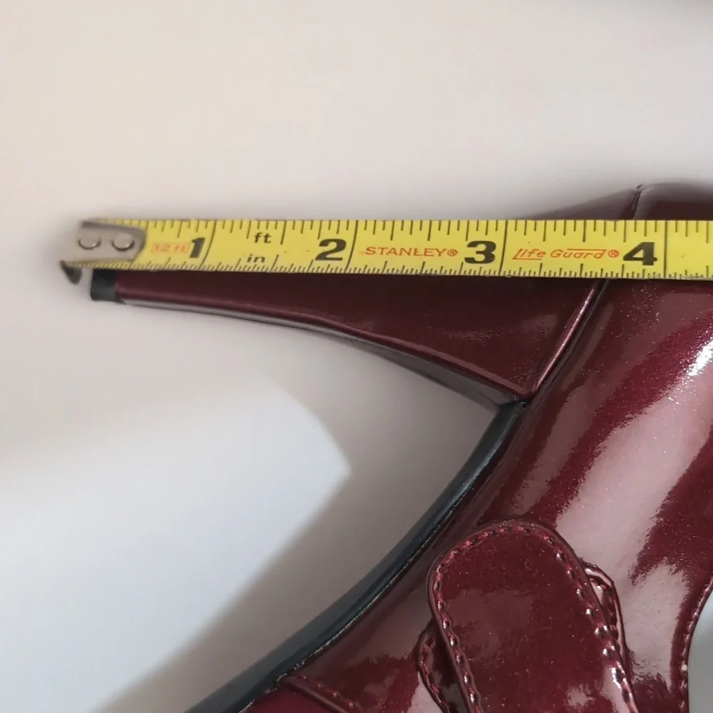 Style & Co| Vintage Burgundy suede high heel pump - Picture 14 of 14